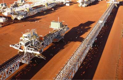 Cloudbreak Mine Western Australia - Overburden Conveying System Erection