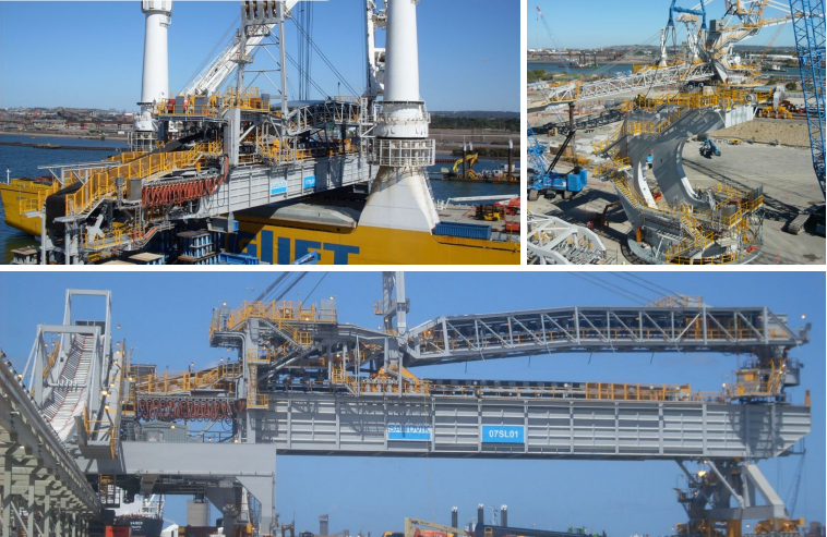 Newcastle Coal Export Terminal, NSW - Stacker Reclaimers and Shiploader Installation